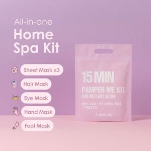 Naisture 15 Min Pamper Me Kit 7 Piece Home Spa Set Korean Skincare Mask Kit NEW
